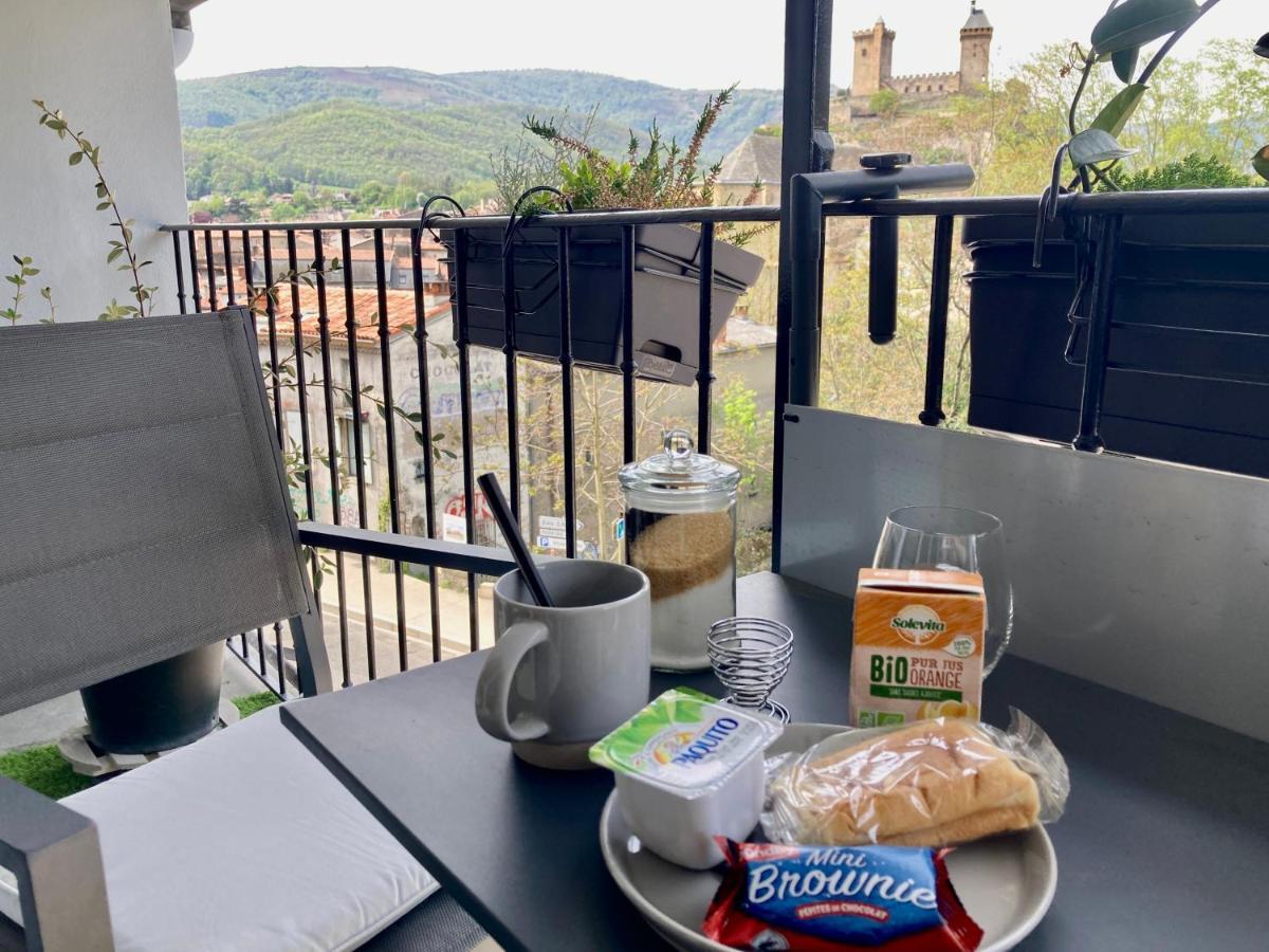 Aux 4 Logis Appart-Hotel - Studio Le Roof - Une Vue Splendide - Petit Dejeuner Inclus 1Ere Nuit Foix Luaran gambar